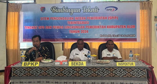 Tingkatkan Akuntabilitas, Pemkab Alor dan BPKP NTT Gelar Bimtek SPIP Terintegrasi 2024